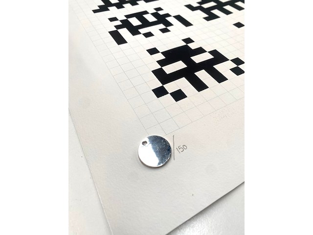 "repitition, variation, evolution" by invader (2017) - afbeelding 5 van  9