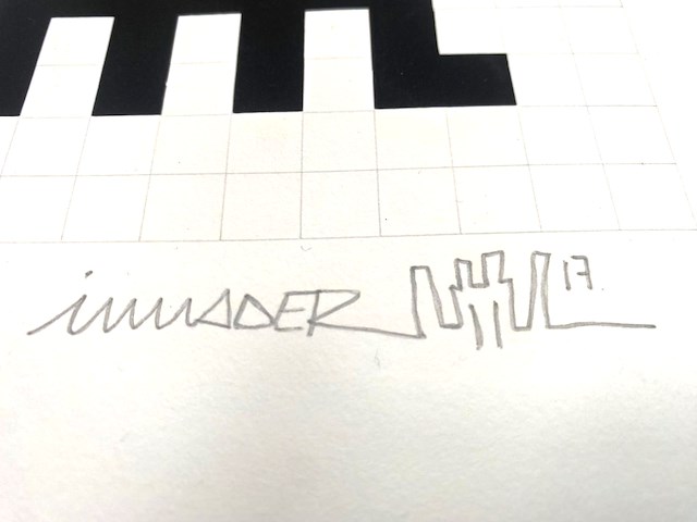 "repitition, variation, evolution" by invader (2017) - afbeelding 8 van  9