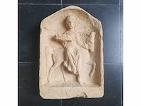 Replica fresco vrouw op paard