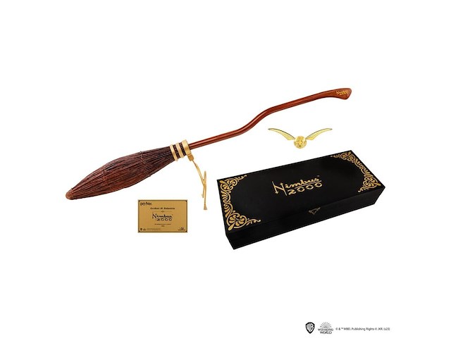 Replica nimbus 2000 - magic broom junior - harry potter - afbeelding 2 van  9
