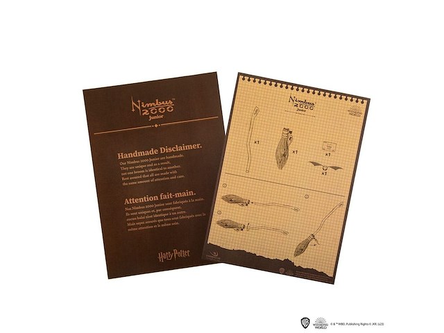 Replica nimbus 2000 - magic broom junior - harry potter - afbeelding 6 van  9