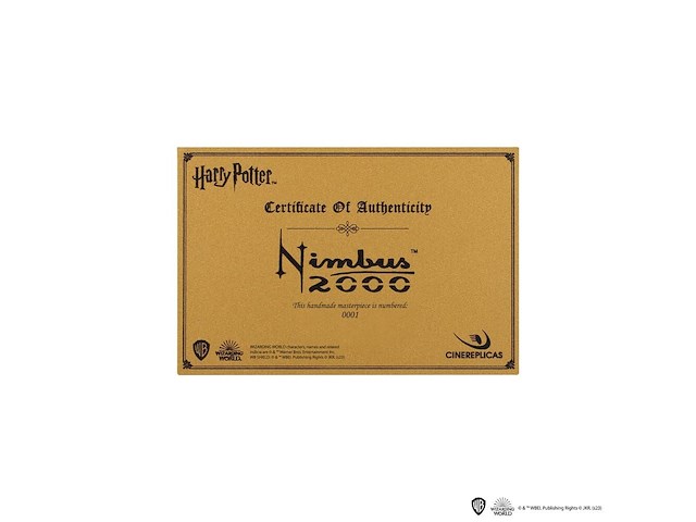 Replica nimbus 2000 - magic broom junior - harry potter - afbeelding 9 van  9