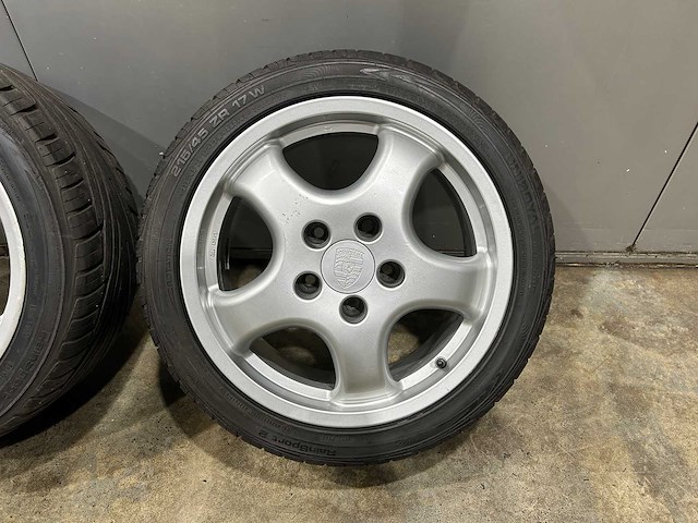Replica porsche set 4 velgen en banden - afbeelding 14 van  20
