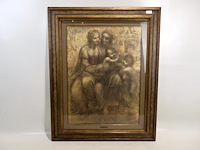 Reproductie leonardo da vinci - maagd en kind - afbeelding 1 van  5
