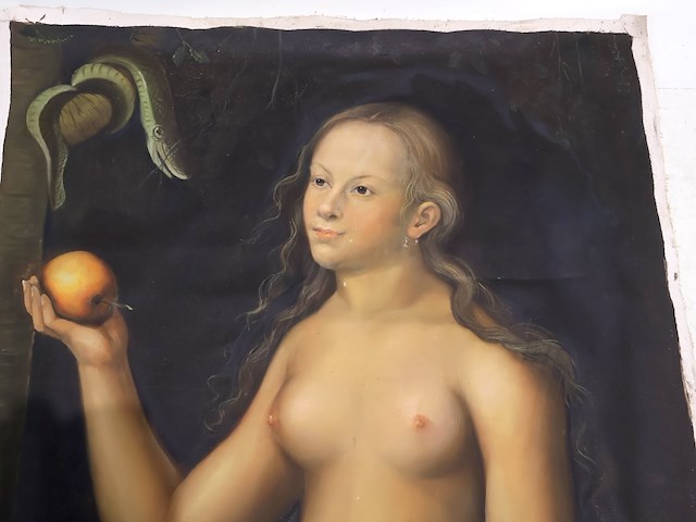 Reproductie lucas cranach - eve - afbeelding 2 van  5