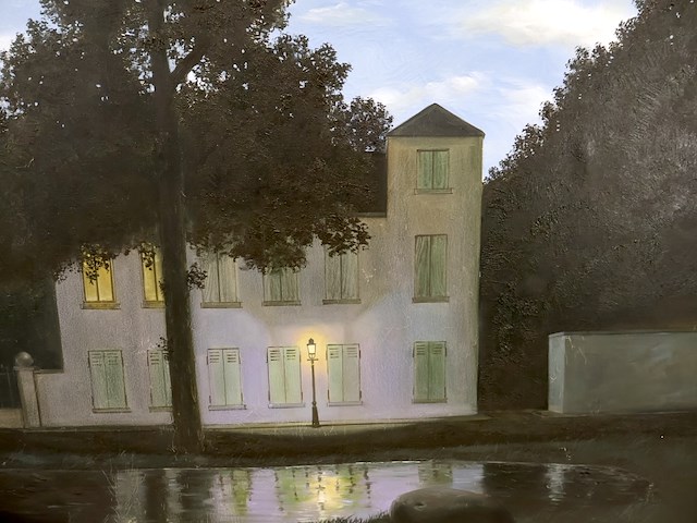 Reproductie the empire of light naar magritte - afbeelding 2 van  6