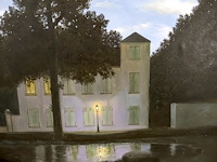 Reproductie the empire of light naar magritte - afbeelding 2 van  6