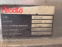 Resato wps-20r pompunit perslucht aangedreven (2x) - afbeelding 5 van  5