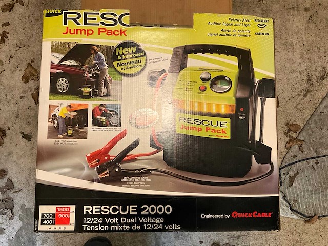 Rescue 2000 jump starter/pack - afbeelding 6 van  6