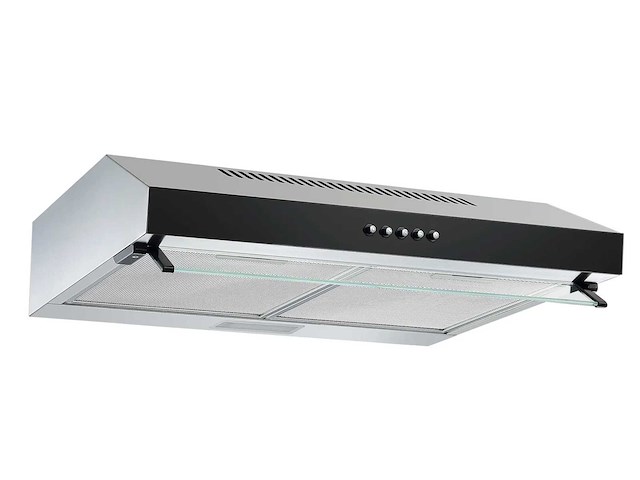 Respekta lili onderkastafzuigkap, met glazen kap, 60 cm - afbeelding 2 van  6
