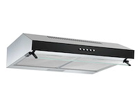 Respekta lili onderkastafzuigkap, met glazen kap, 60 cm - afbeelding 2 van  6