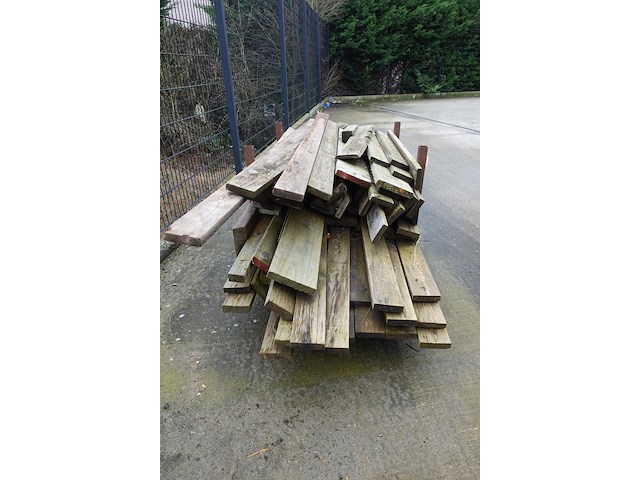 Rest hout + houder - afbeelding 2 van  2