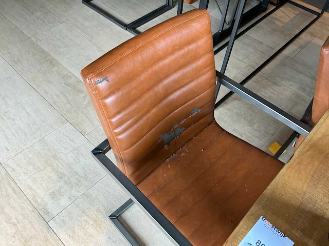 Restauranttafel met stoelen (3x) - afbeelding 3 van  6