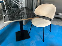 Restauranttafels (7x) + restaurantstoelen (8x) - afbeelding 1 van  7