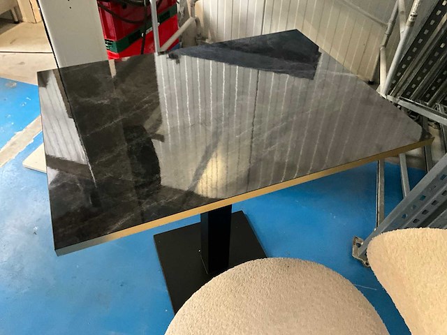 Restauranttafels (7x) + restaurantstoelen (8x) - afbeelding 4 van  7