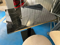 Restauranttafels (7x) + restaurantstoelen (8x) - afbeelding 4 van  7