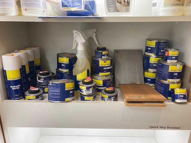 Restpartij olie, cleaners, laminaat kit, bevestigingsmateriaal enzovoorts - afbeelding 36 van  40