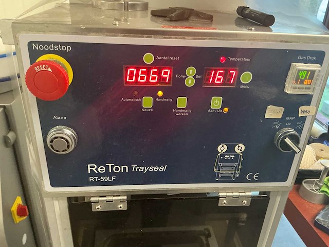 Reton rt-59lf traysealmachine -vacuüm - afbeelding 2 van  9
