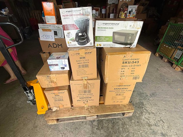 Retourpallet huishoudtoestellen, elektronica & overstock - afbeelding 1 van  5