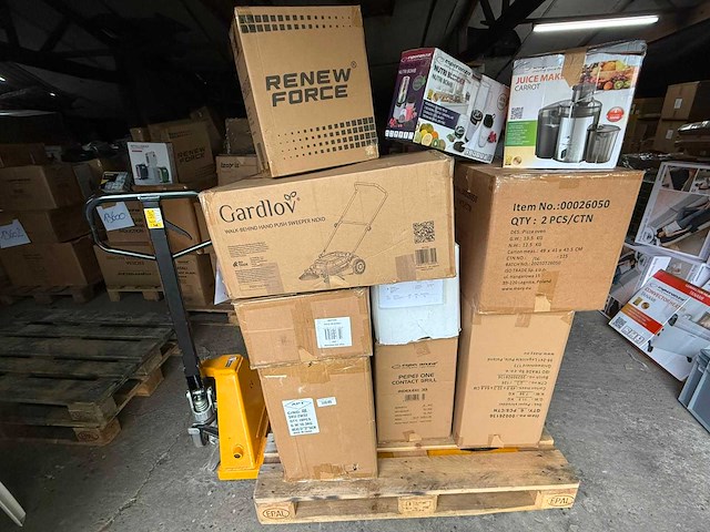 Retourpallet huishoudtoestellen, fitnessartikelen & keukenapparatuur - afbeelding 1 van  4