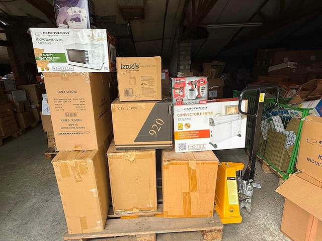 Retourpallet huishoudtoestellen, gereedschap & elektronica - afbeelding 1 van  5