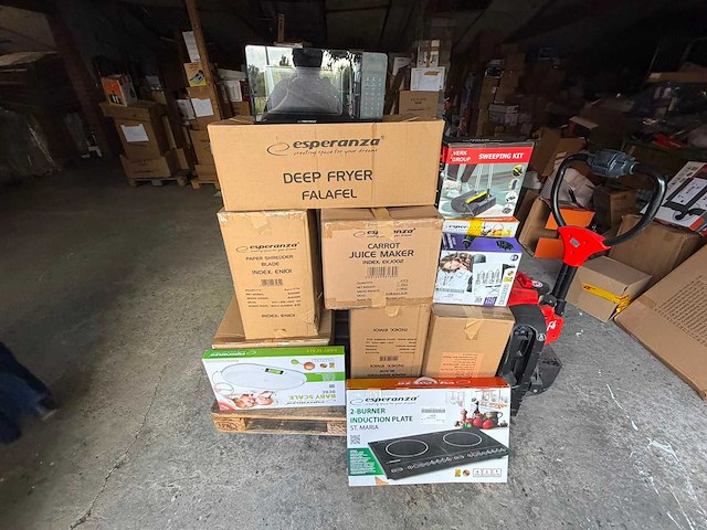 Retourpallet huishoudtoestellen, keukenapparatuur & elektronica - afbeelding 1 van  4