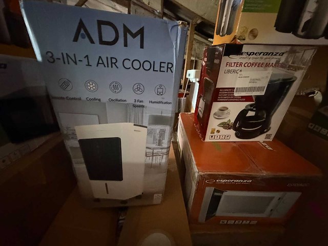 Retourpallet huishoudtoestellen, keukenapparatuur & klimaatproducten - afbeelding 2 van  3