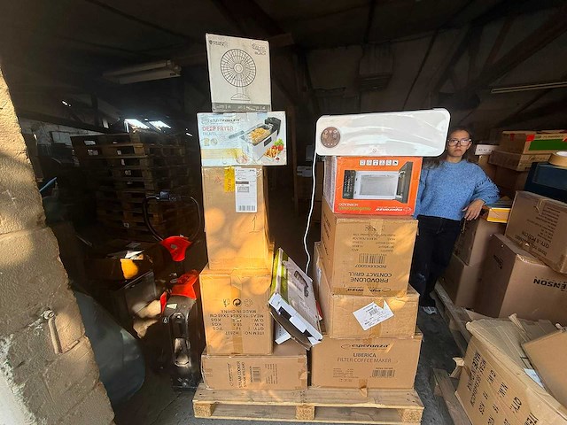 Retourpallet huishoudtoestellen, keukenapparatuur & klimaatproducten - afbeelding 1 van  1