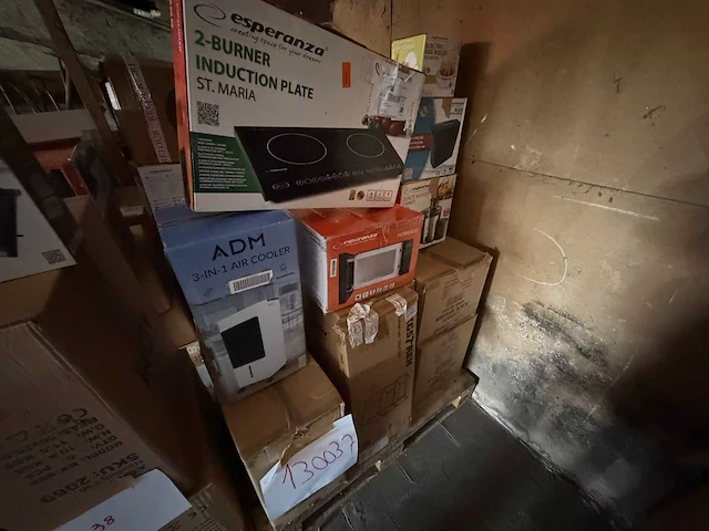 Retourpallet huishoudtoestellen, keukenapparatuur & klimaatproducten - afbeelding 1 van  5