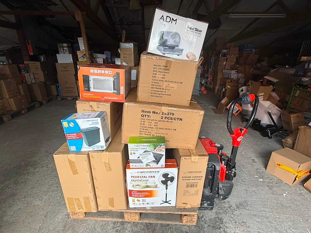 Retourpallet huishoudtoestellen, keukenapparatuur & overstocks - afbeelding 1 van  4