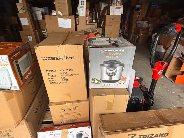 Retourpallet huishoudtoestellen, keukenapparatuur & overstocks - afbeelding 4 van  4