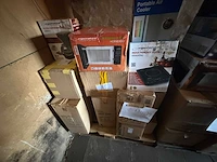 Retourpallet huishoudtoestellen, keukenapparatuur & overstocks
