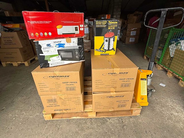 Retourpallet huishoudtoestellen, klimaatproducten & elektronica - afbeelding 1 van  4