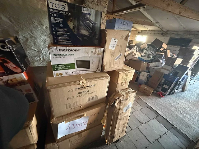 Retourpallet huishoudtoestellen, klimaatproducten & vrijetijdsartikelen - afbeelding 1 van  6