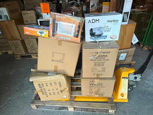 Retourpallet keukenapparatuur, huishoudtoestellen & elektronica - afbeelding 1 van  6