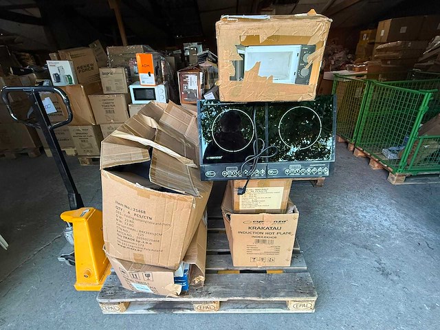 Retourpallet keukenapparatuur, huishoudtoestellen & elektronica - afbeelding 1 van  5