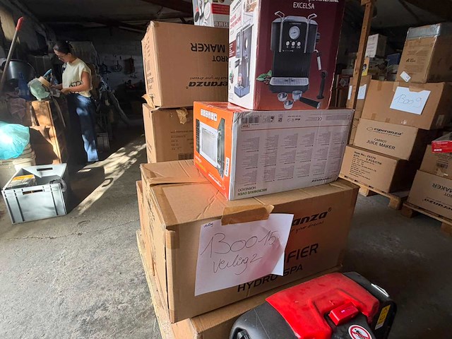 Retourpallet keukenapparatuur, huishoudtoestellen & overstocks - afbeelding 4 van  4