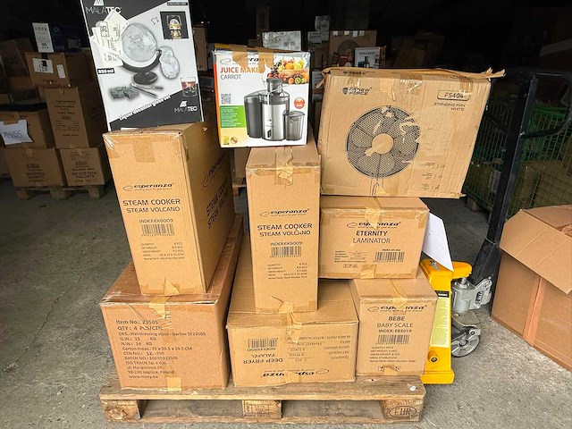 Retourpallet keukenelektronica, huishoudtoestellen & consumentenelektronica* - afbeelding 1 van  7