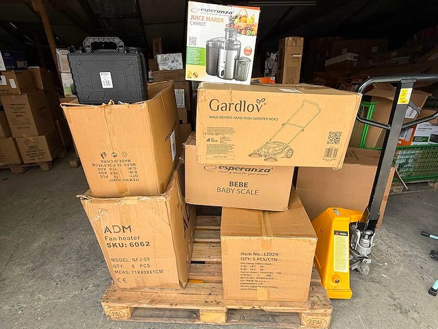 Retourpallet tuin- & huishoudtoestellen, consumentenelektronica & overstock - afbeelding 1 van  4