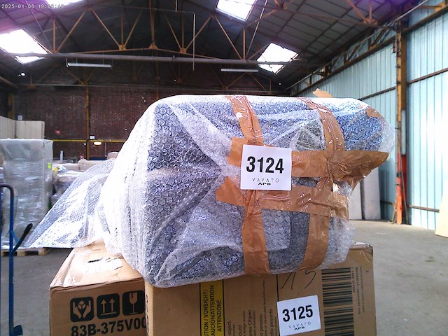 Retro 2-zits designer bank met houten poten - donkergrijs - afbeelding 7 van  7