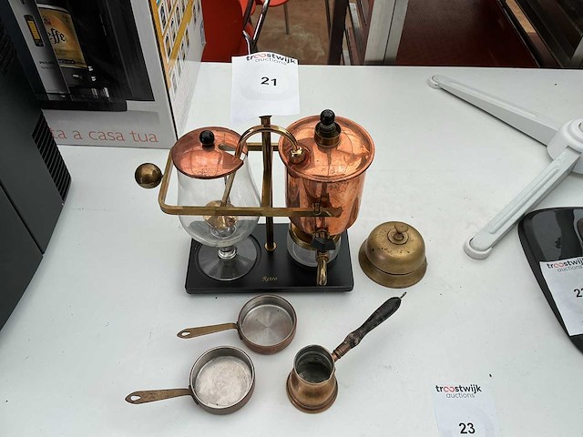 Retro balans koffiemaker - afbeelding 2 van  2