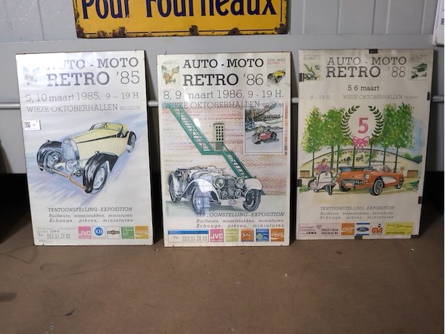Retro expo affiche (x3) - afbeelding 1 van  4