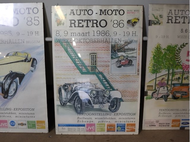 Retro expo affiche (x3) - afbeelding 3 van  4