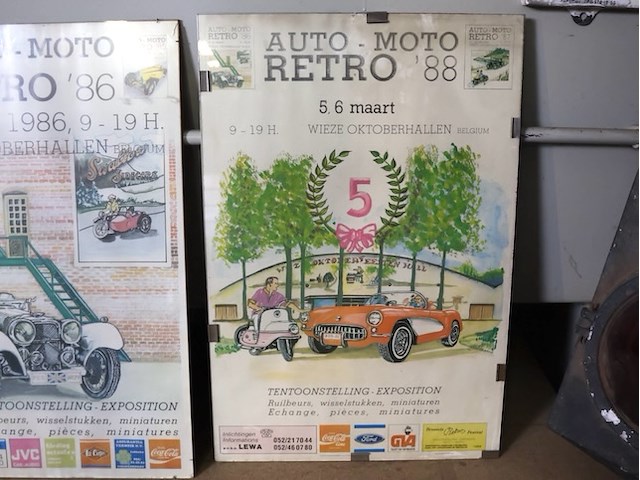 Retro expo affiche (x3) - afbeelding 4 van  4