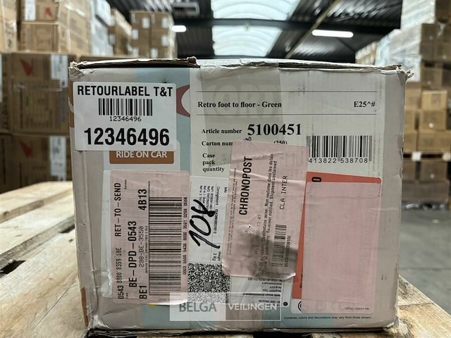 Retro foot to floor - green - afbeelding 2 van  3