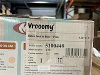 Retro foot to floor - pink - afbeelding 5 van  5