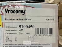 Retro foot to floor - white - afbeelding 4 van  4