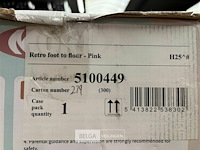 Retro foot to floor pink - afbeelding 4 van  4