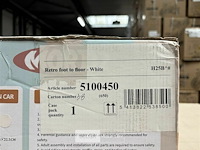 Retro foot to floor white - afbeelding 4 van  4