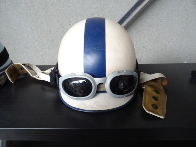 Retro helm levior - afbeelding 1 van  4